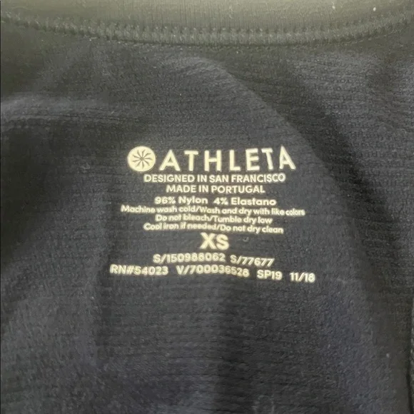 Athleta Navy Blue Speedlight Seamless Tank Top - Picture 7 of 10